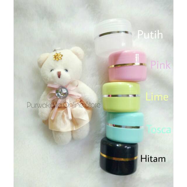 Jar Pot Kosmetik 12,5gr / Jar Kosong / Pot Kosong / Jar Pot Kosmetik Kosong/jar 10gram/pot 10gram
