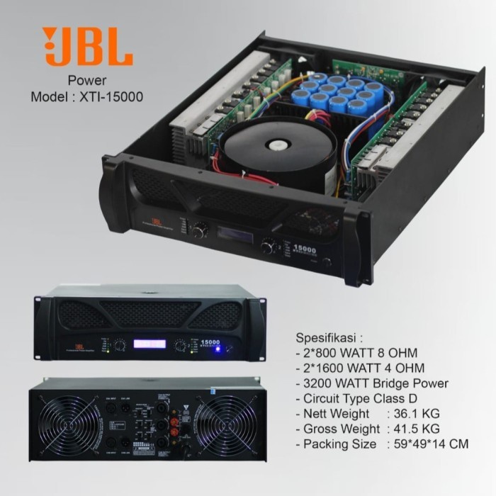 JBL POWER AMPLIFIER XTI-15000 ORIGINAL