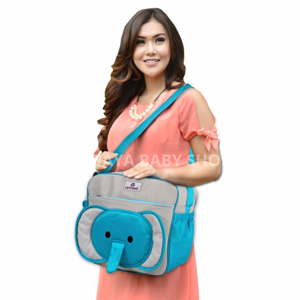 TAS BAYI MEDIUM SERI GAJAH SAKU APLIKASI CINTAKA TCT2251