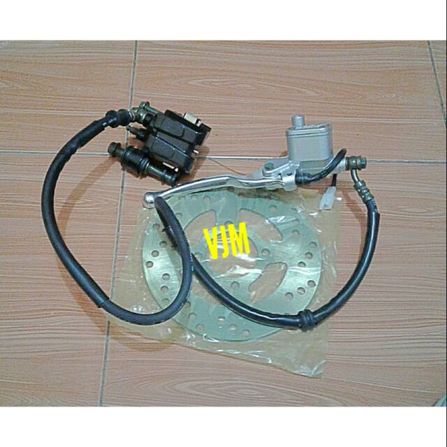 CAKRAM SET ASSY KOMPLIT MIO OLD MIO LAMA MIO SPORTY PIRINGAN MASTER REM KALIPER SELANG KOMPLIT