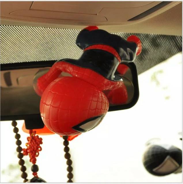 Tempelan Tempel Sedot Kaca Mobil Vacuum Sucker Spiderman