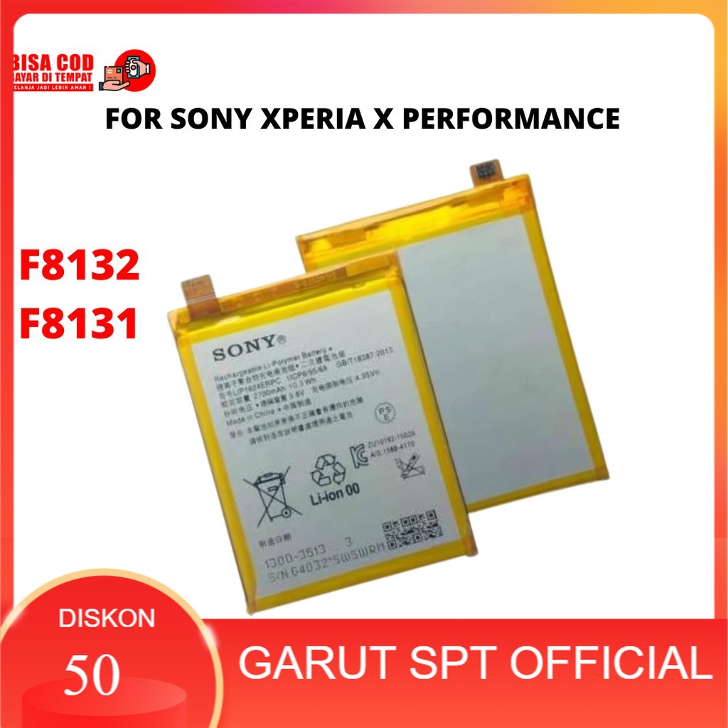 BATERAI / BATRE SONY X PERFORMANCE F8132 F8131 LIP1624ERPC ORIGINAL