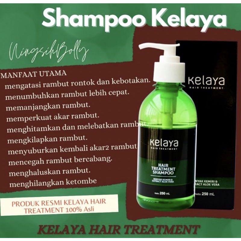 SHAMPOO KELAYA HAIR TREATMENT,SHAMPOO ANTI RONTOk