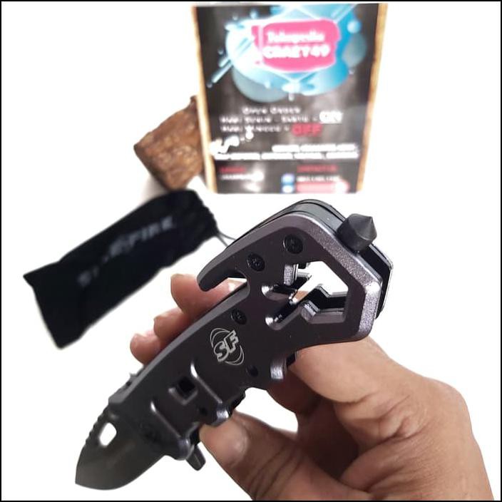 PISAU LIPAT SUREFIRE KNIFE KNIVE TIPE D38 OUTDOOR SURVIVAL