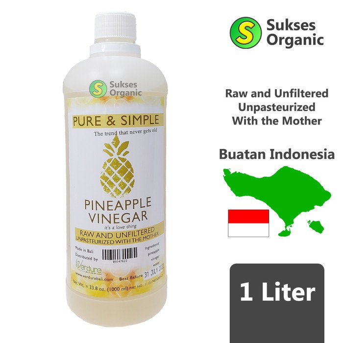 

Pineapple Vinegar / Cuka Nanas | 1 Liter | Verdure