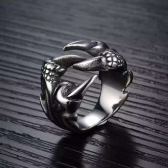 Cincin Pria Cakar Naga / Cincin Kaki Naga Cowok Unik Keren Good Quality / Cincin Punk Laki Laki