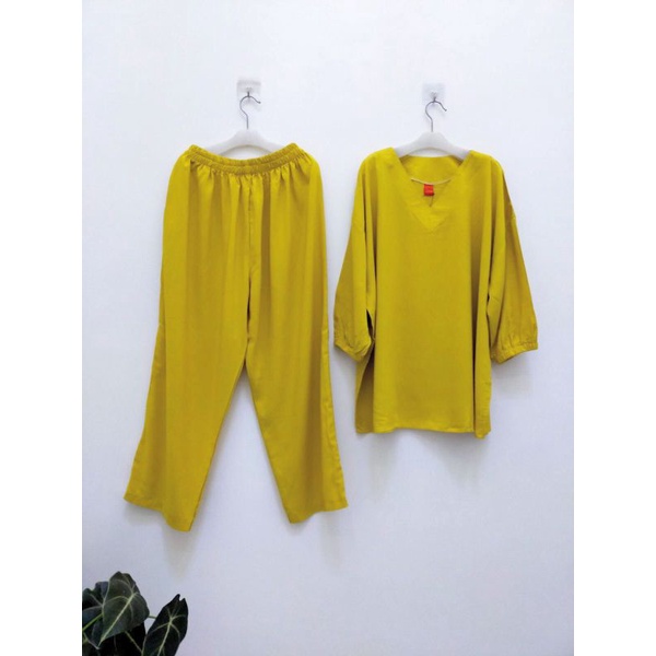 STELAN MAMA ROSA RAYON POLOS LURUS/COD/ONE SET JUMBO MAMA ROSA POLOS/ONE SET RAYON TERBARU WANITA KE