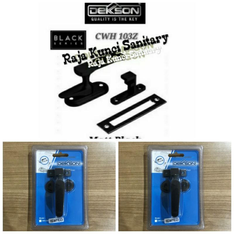 Cam Window Handle Dekkson Hitam Matt Black/Rambuncis Jendela Dekson/Slot Jendela