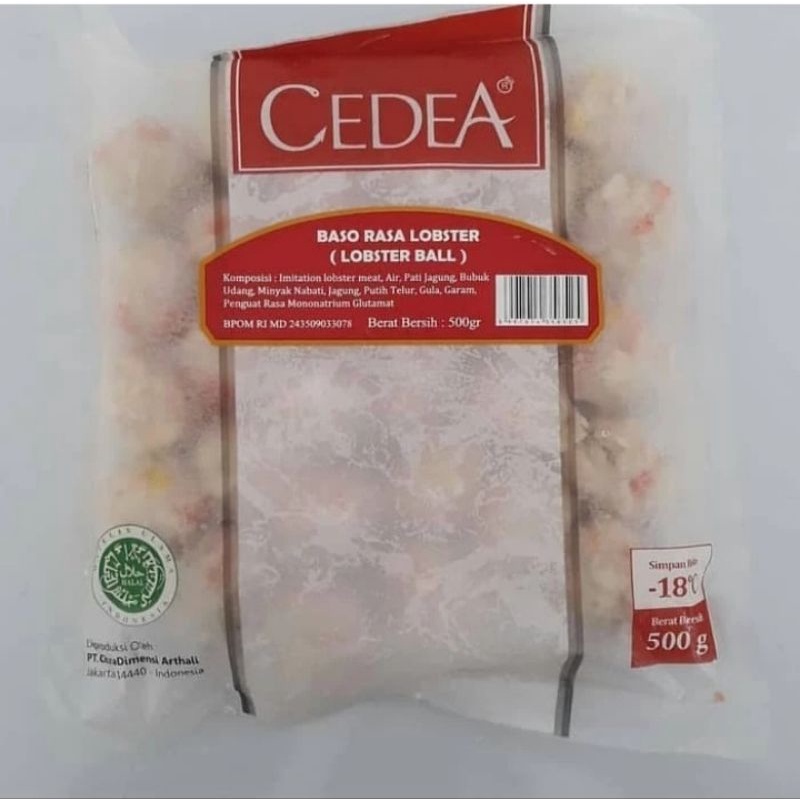 

Cedea Bakso Rasa Lobster 500Gr