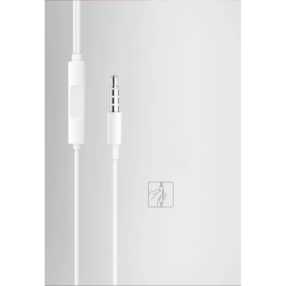 VIVO HiFi Stereo Earphone Jack 3.5 mm with Microphone - XE680 - White