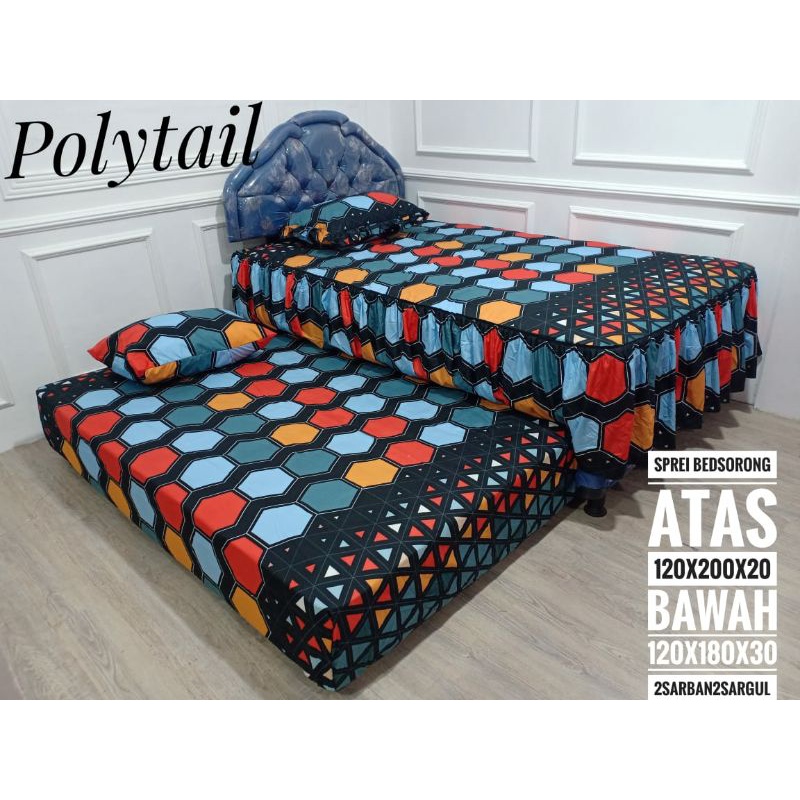 sprei bed sorong 2in1 kiby sprei