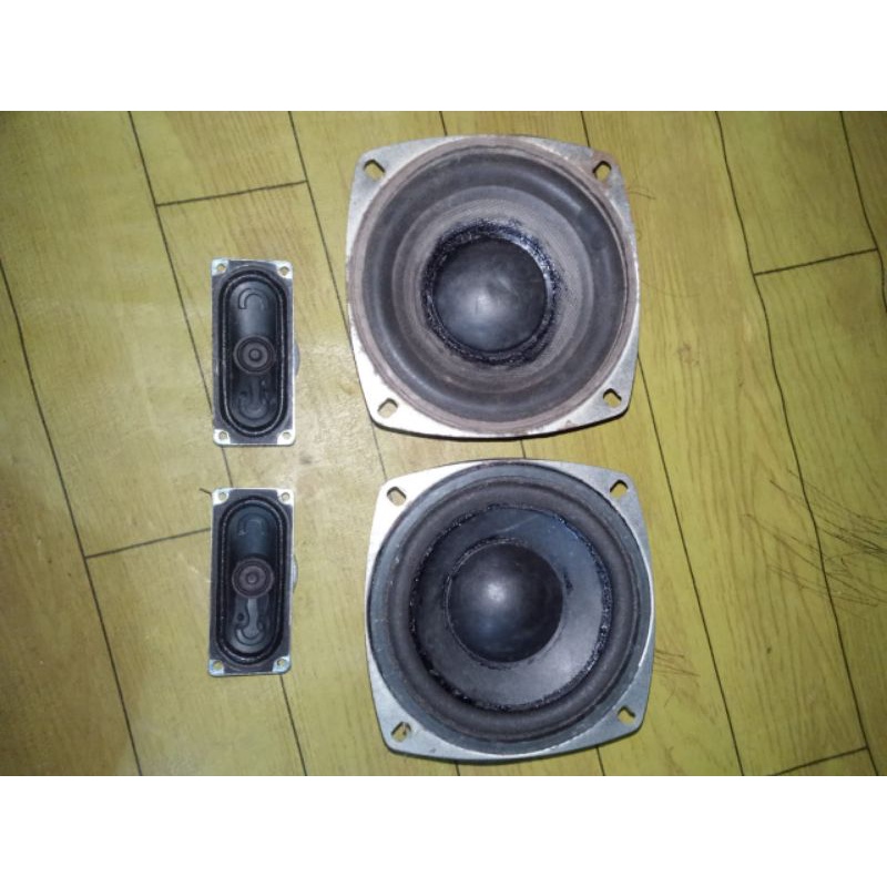 Speaker copotan GMC 4 inch - tweter bekas tv led