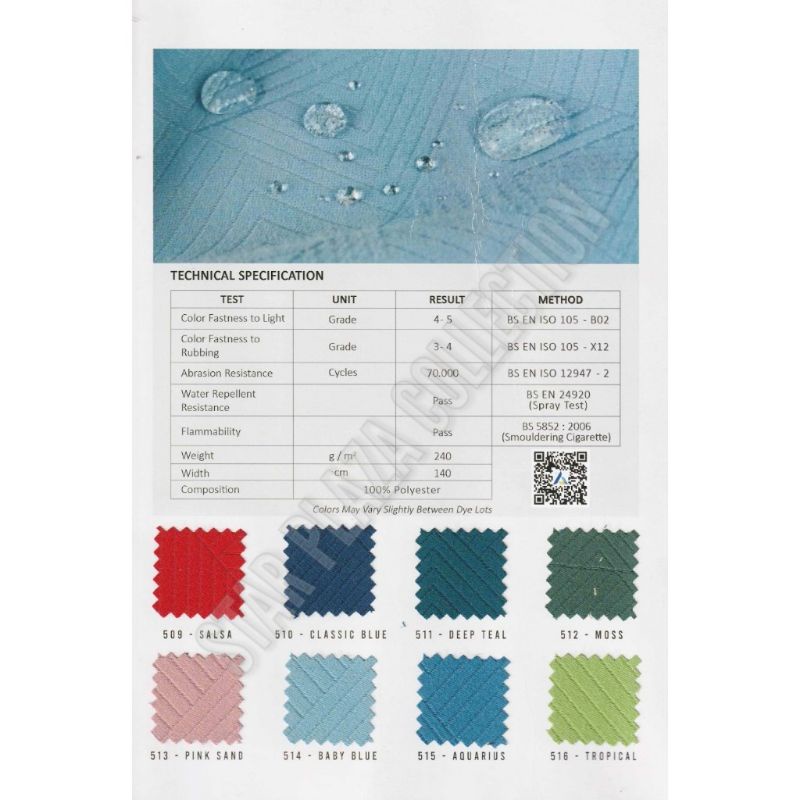 Kain Interior Hikaron Suede / Beludru Waterproof - Brompton (Furniture, Sofa, Jok, Kursi, Sarung