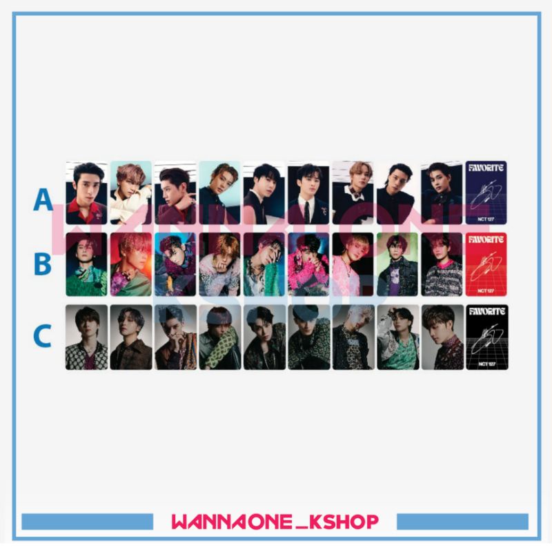 photocard favorite nct 127 dcc