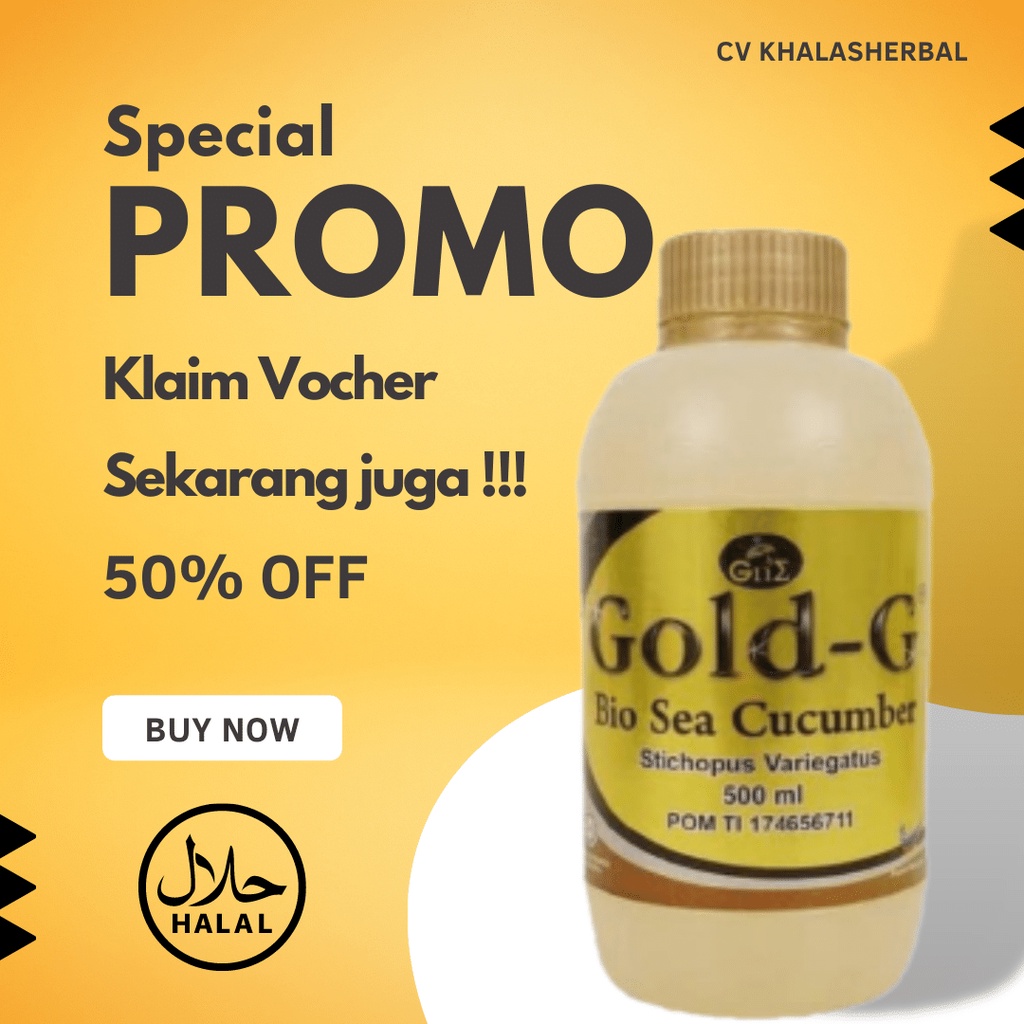 Jelly Gamat Gold G 500 ml Obat Kolestrol