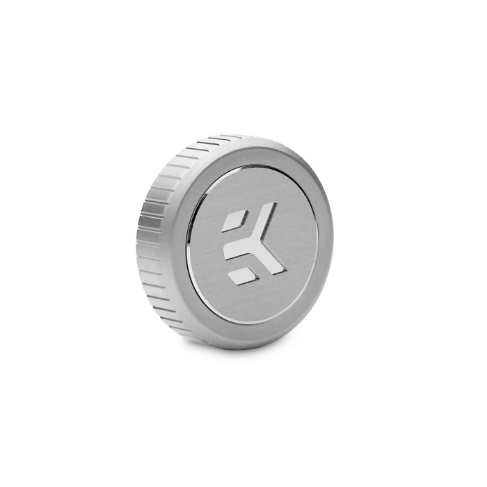 EKWB EK Quantum Torque Plug w/Badge - Satin Titanium