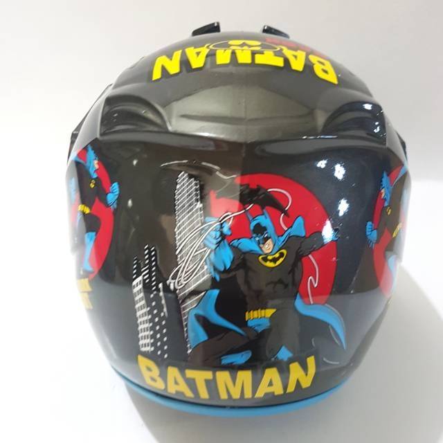 HELM ANAK KARAKTER SNI HELM MOTOR ANAK LITTLE PONY CAR TAYO SYDERMAN SUPERMAN BATMAN FROZEN HELLO