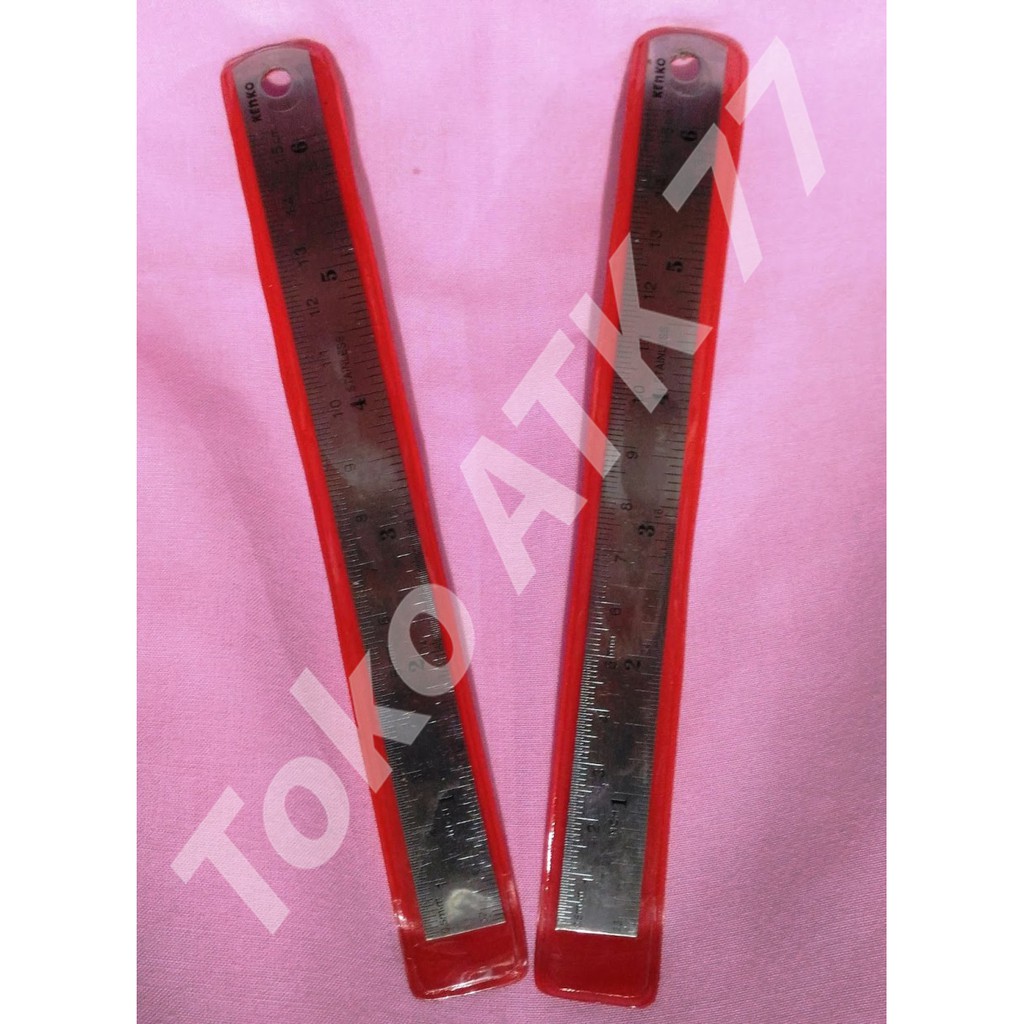 

Penggaris Mistar Ruler Besi 15cm 15 cm READY STOCK
