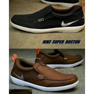 BIG SALE BRANDED !!! SEPATU SPORT N1K3 BOSTON SLOP CASUAL SLIP ON PRIA