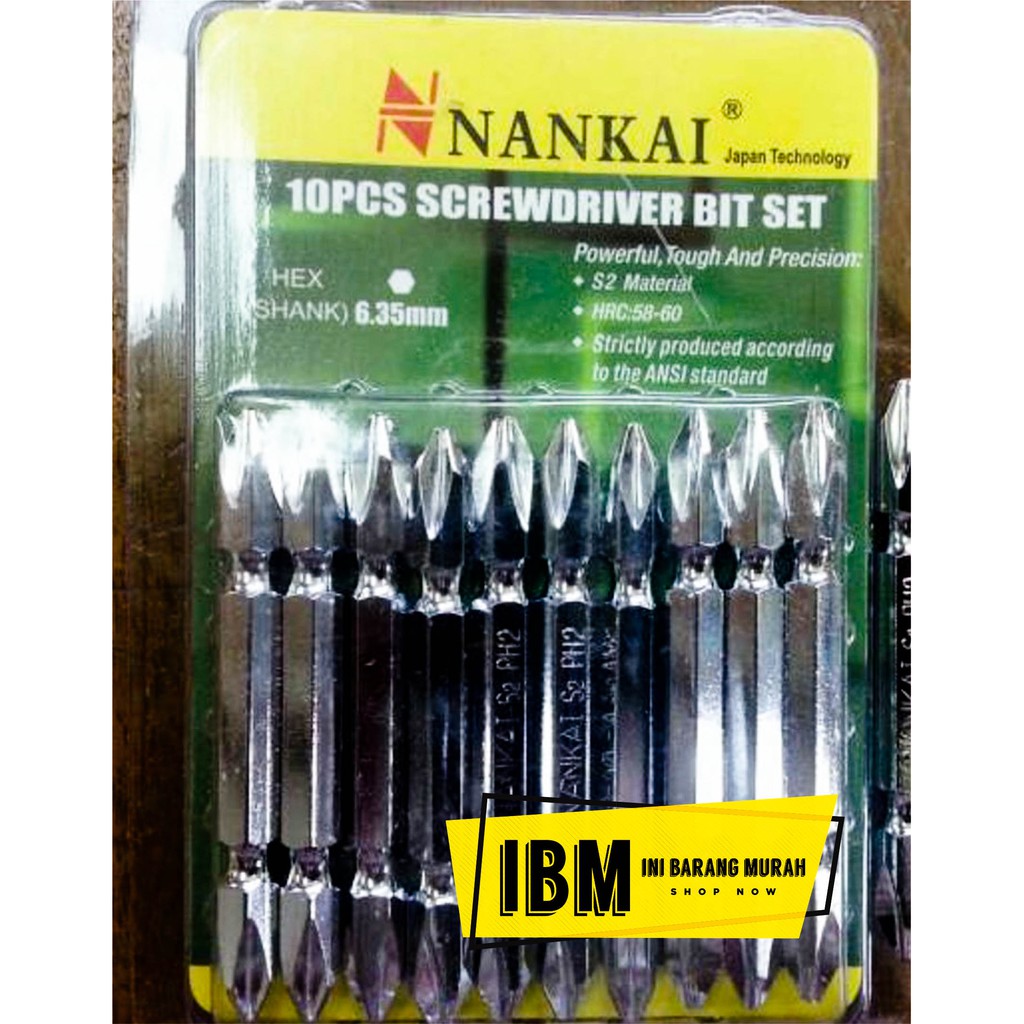 Mata Obeng / Screwdriver Bit Nankai