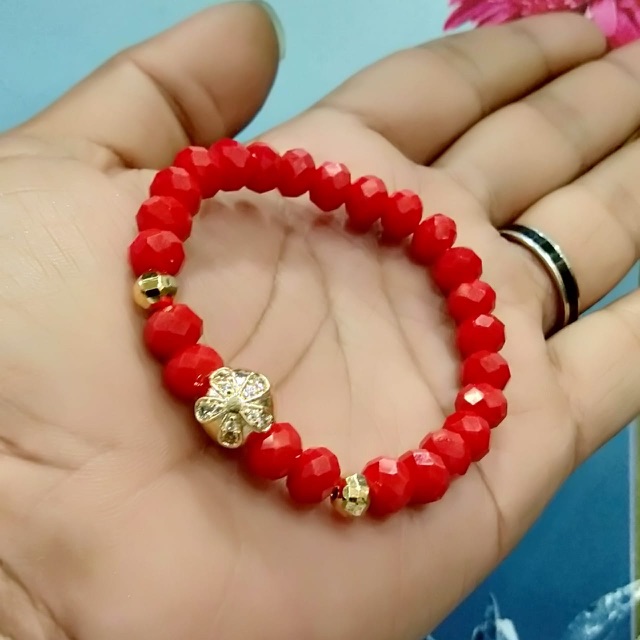 Gelang tangan wanita //gelang kristal lapis emas // perhiasan // fasion wanita//gelang