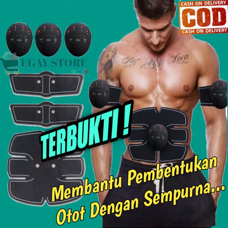 ALAT STIMULATOR LATIHAN TERAPI ABS PENGENCANG OTOT PERUT LENGAN PAHA SMART FITNESS PERLENGKAPAN GYM