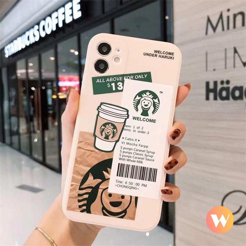 Soft Case Tpu NFC Starbucks Cover Xiaomi 10 10T 11 Lite POCO X3 Pro F3 M3 Redmi 9A 10 9T 9 9C Note 9 8 10 10s 10pro Max 10pro