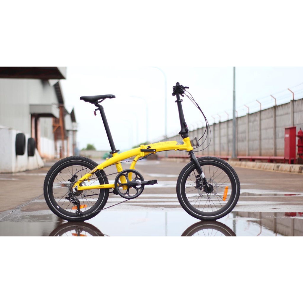 Sepeda Lipat Element Folding Bike Ecosmo 8 Speed 20 inch Garansi SNI Termurah-2