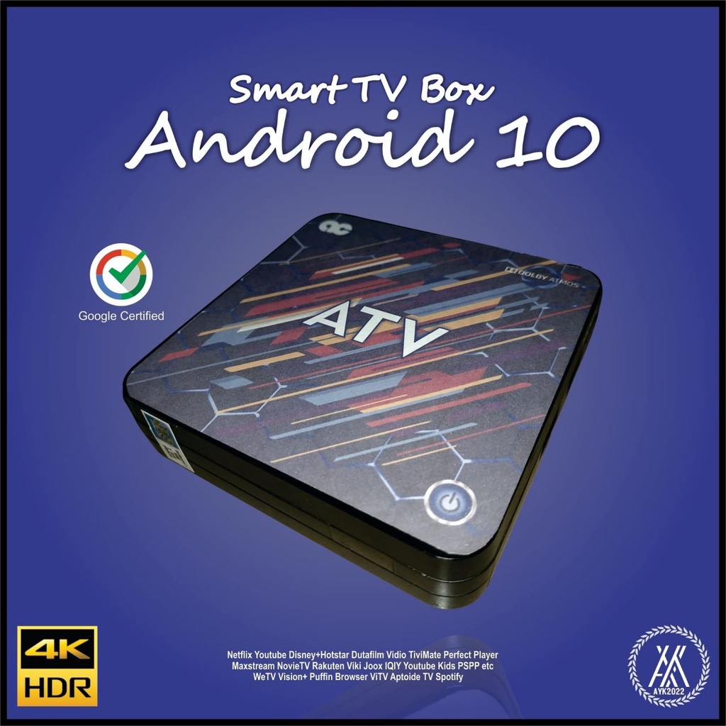 Android TV Box OS 10 Google Certified