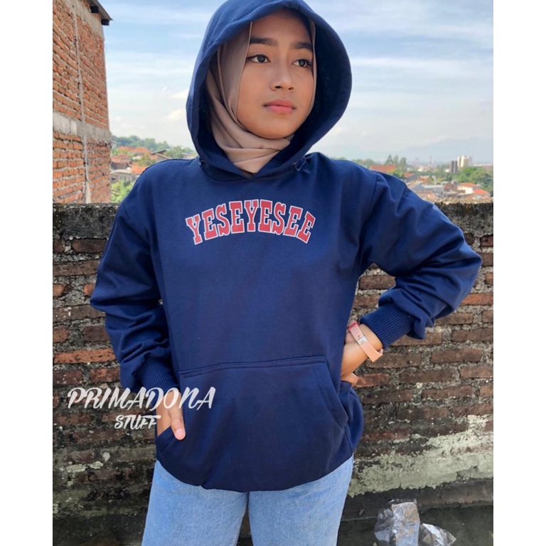 Hoodie Kpop Idol Doyoung Seulgi YESEYESEE Bahan Fleece