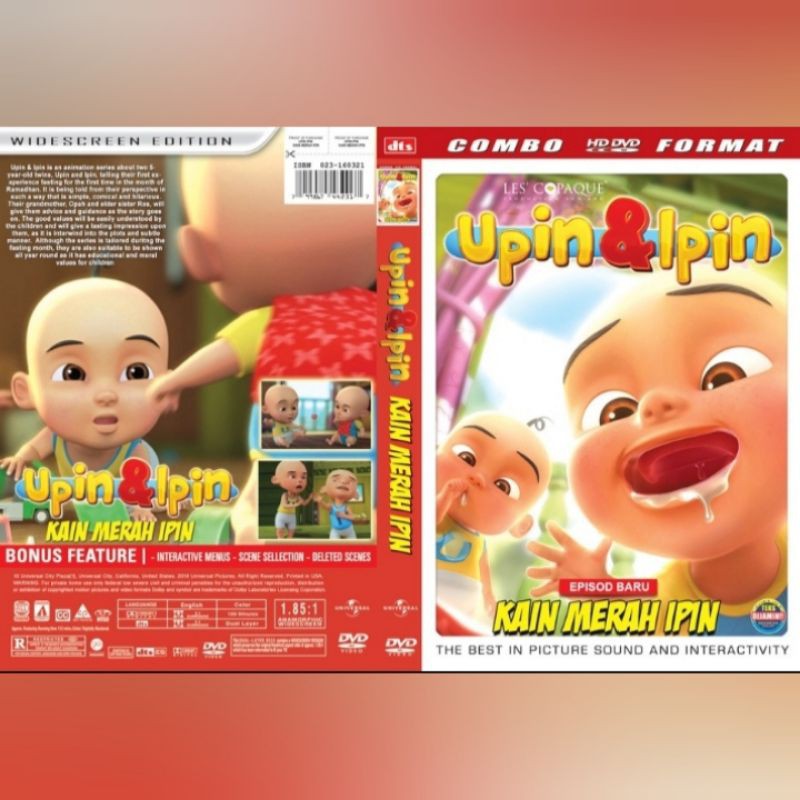 Kaset Film animasi UPIN IPIN KAIN MERAH IPIN - 2021 - HD
