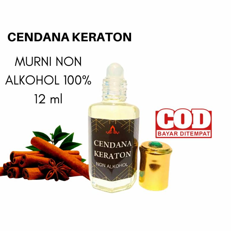 Bibit Cendana Keraton Asli Murni 100 %Non Alkohol Minyak cendana  Arab Saudi 12 ml