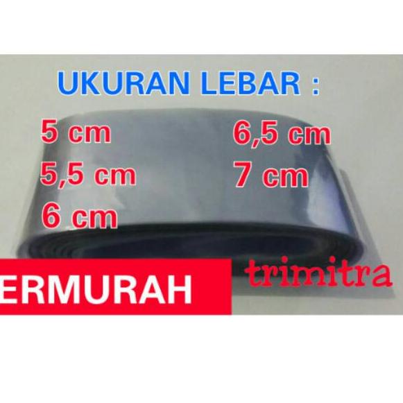 

Terjangkau Plastik Segel Shrink Film Bening Transparan Ukuran 4 - 7,5 cm..
