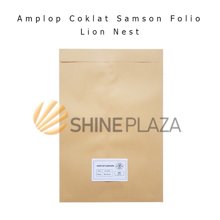 

Amplop Coklat Samson D Folio - Lion Nest - 100 Lembar