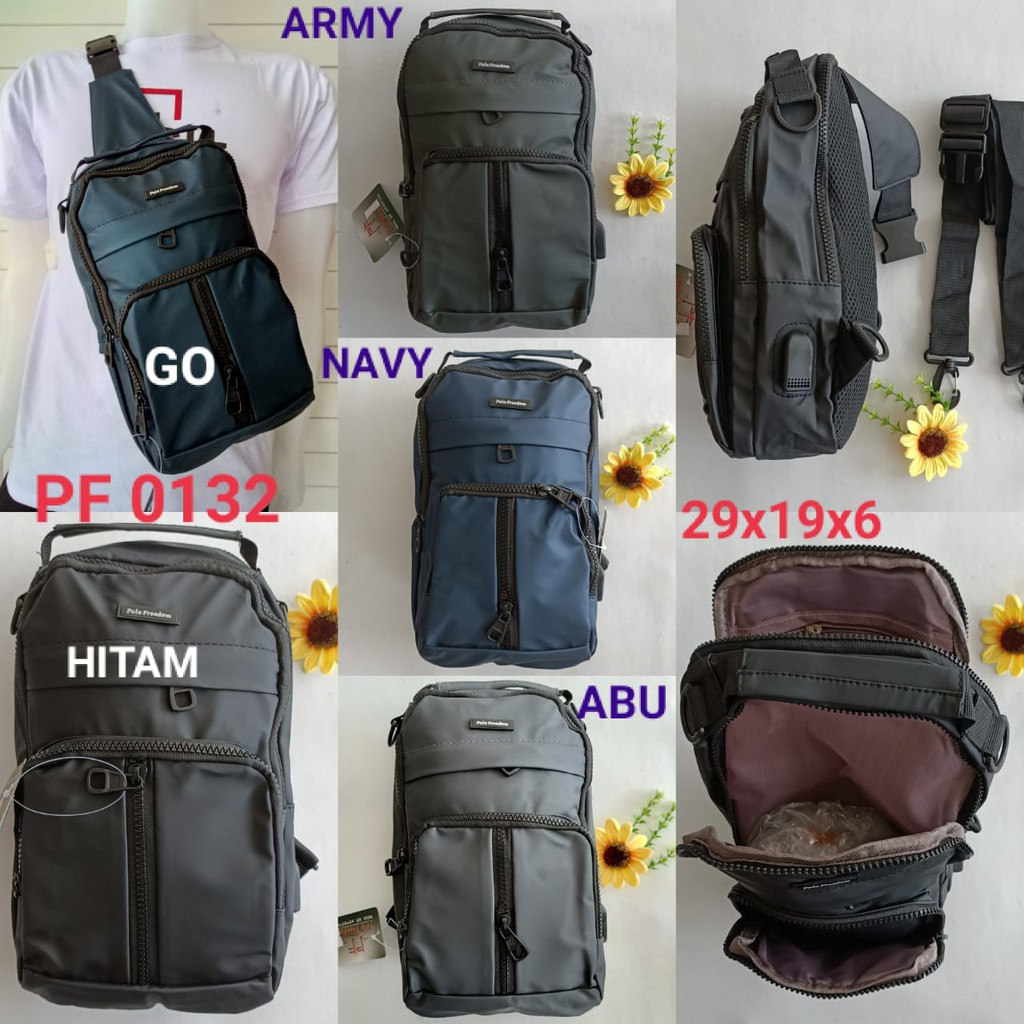 gof J2 TAS DADA/WAISTBAG POLO FREEDOM Tas Selempang Tas Bahu Multifungsi Stylish Brand Kekinian