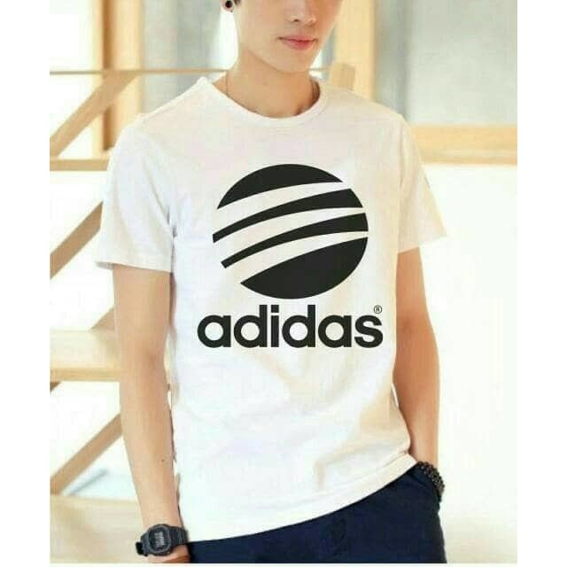 Kaos Tshirt Baju Combed 30S distro Adidas BULAT