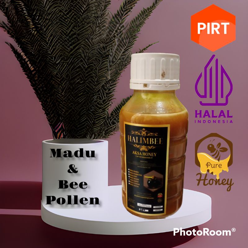 Jual Madu Super propolis Royal jelly Bee Pollen 650 gram HALIMBEE