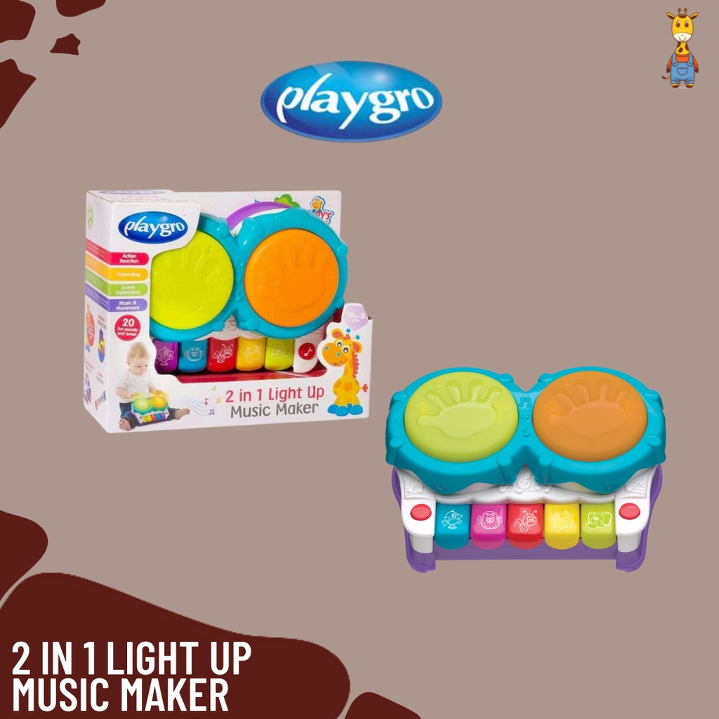 Playgro 2in1 Light Up Music Maker