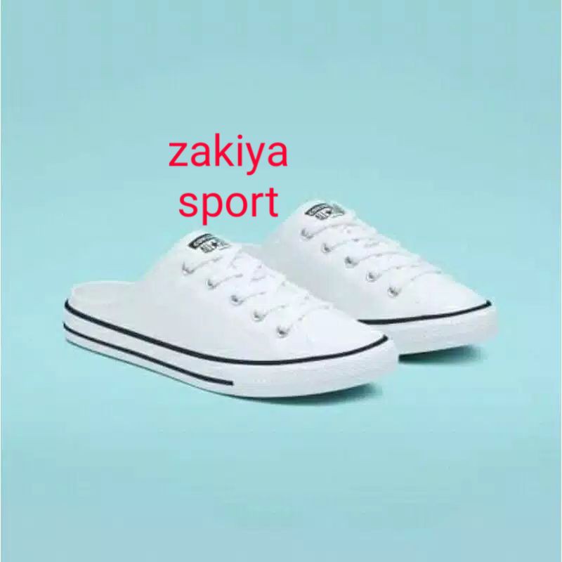 Grade Ori Sepatu Bustong Converse Putih List Stylish