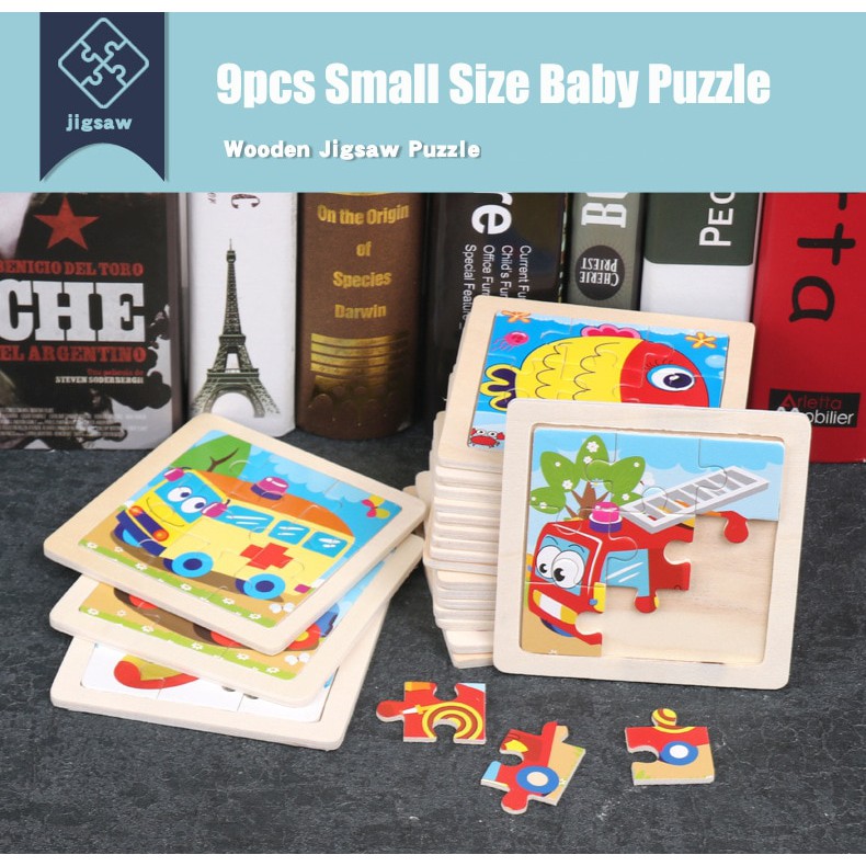 Mini Puzzle Kayu Jigsaw Puzzle Anak Puzzle Mainan Puzzle Mini Mainan Kayu Puzzle Murah Wooden Toys