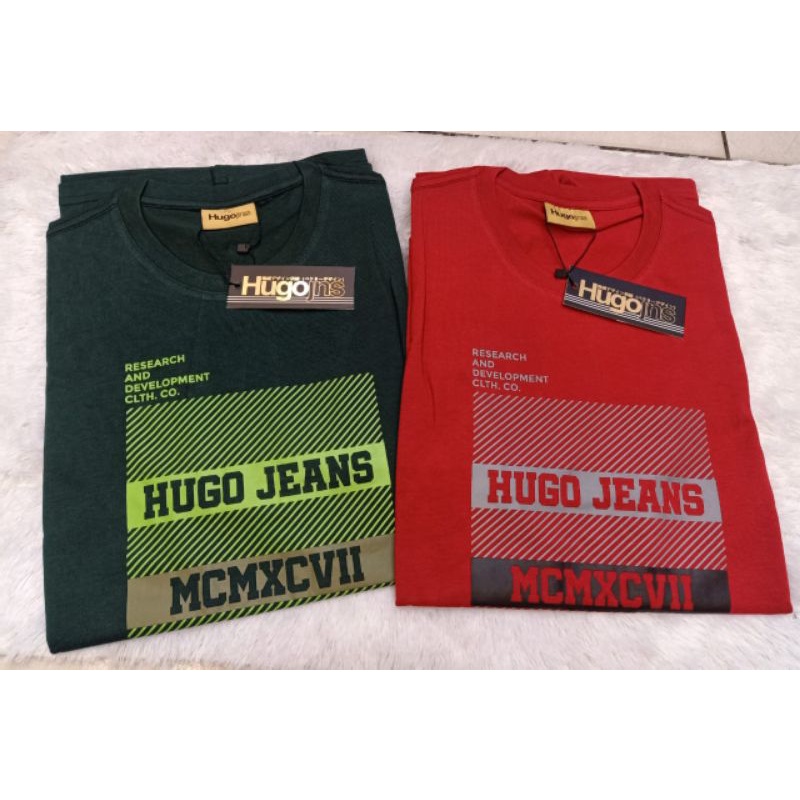HUGO JEANS KAOS OBLONGI/ KAOS HUGO / KAOS PRIA HUGO