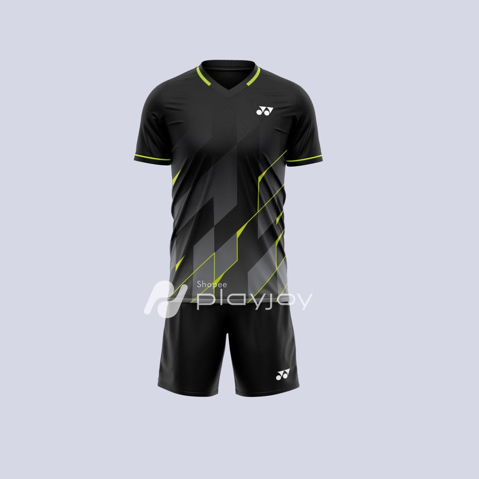 [MJA. 3560] 1 Set Baju Badminton Yonex V2 Dewasa Kaos Bulutangkis Volly Jersey Futsal Bola Printing