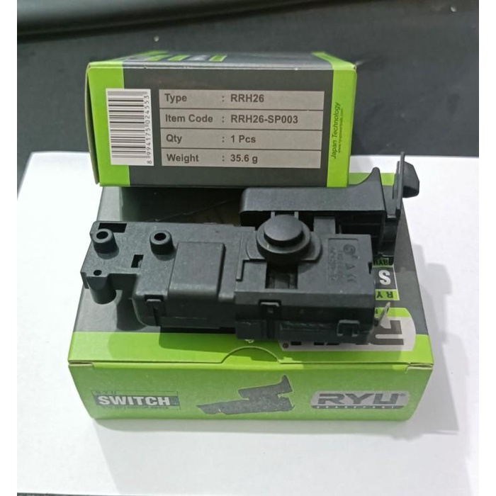 Mesin Switch / Saklar Bor Hammer Drill Ryu Rrh26 Original Ryu