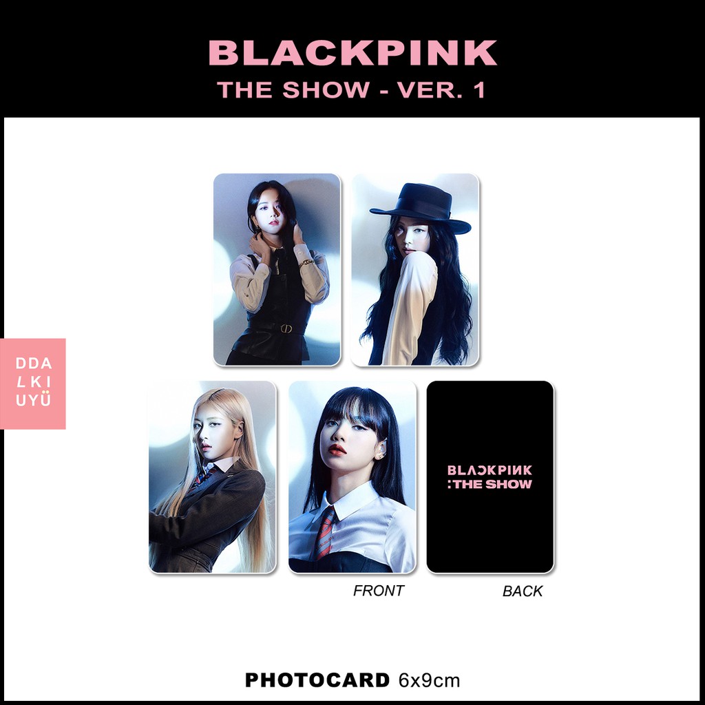 BLACKPINK THE SHOW pc kpop unoff photocard 2 sisi jisoo jennie rose lisa
