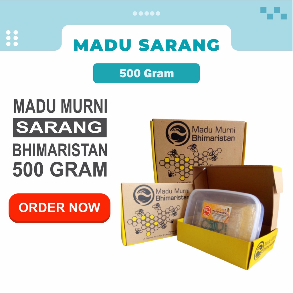 

Madu Sarang Murni untuk diet kesehatan merk Bhimaristan 500 gram