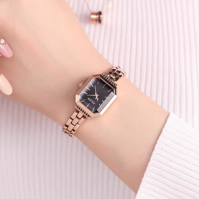 JULIUS JA-1064 Official Store Bagsomnia Kotak Wanita Elegan Rantai Gelang Korea