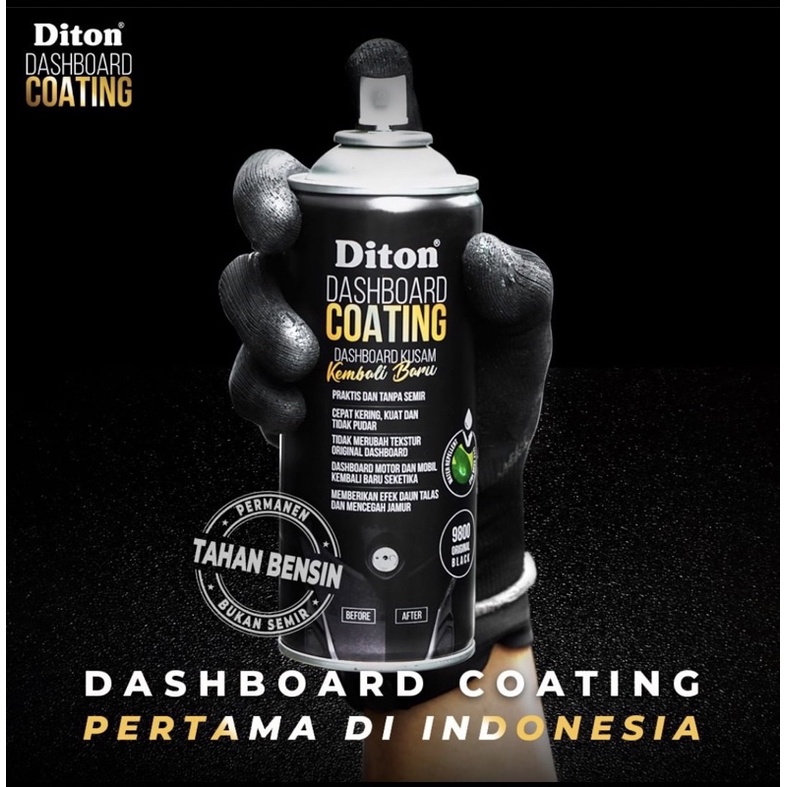 Cat Semprot Diton Premium Dashboard Coating 400cc - Original Orange 9803