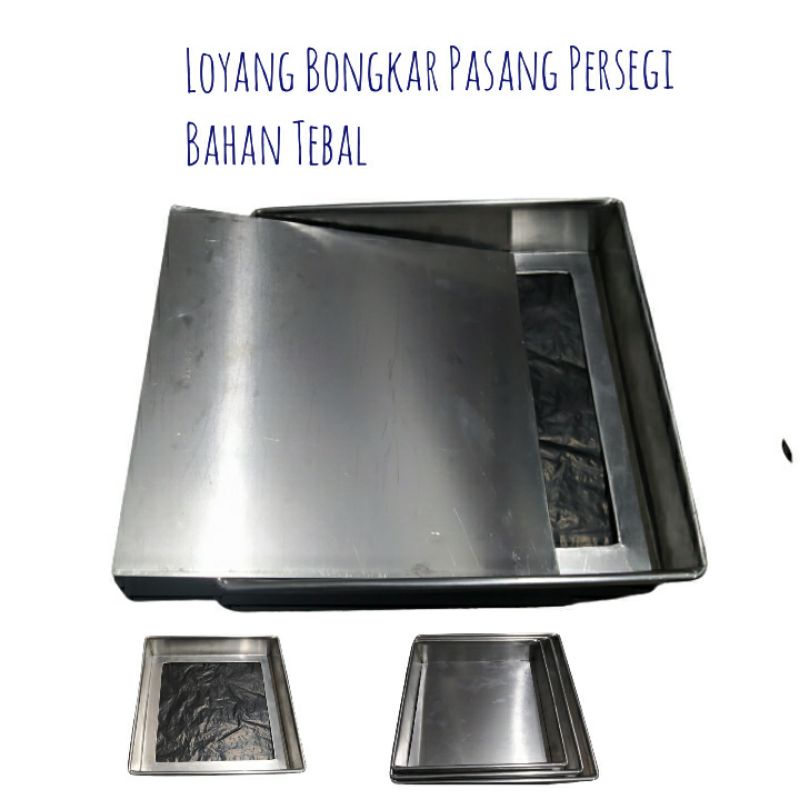 loyang persegi bongkar pasang square