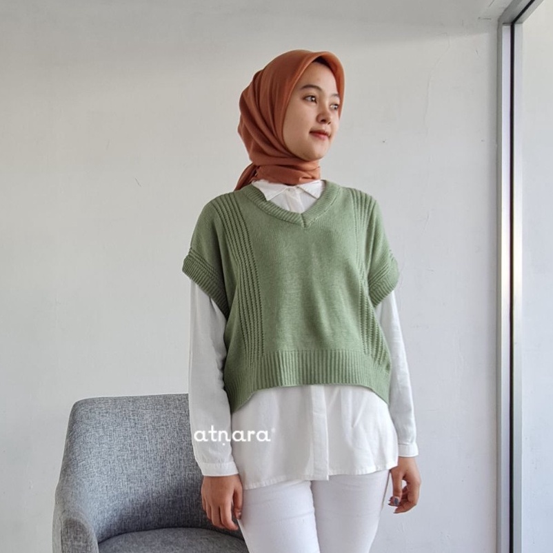 Nara Grosir - Maura Vest | Fashion Terkini | Sweater Termurah