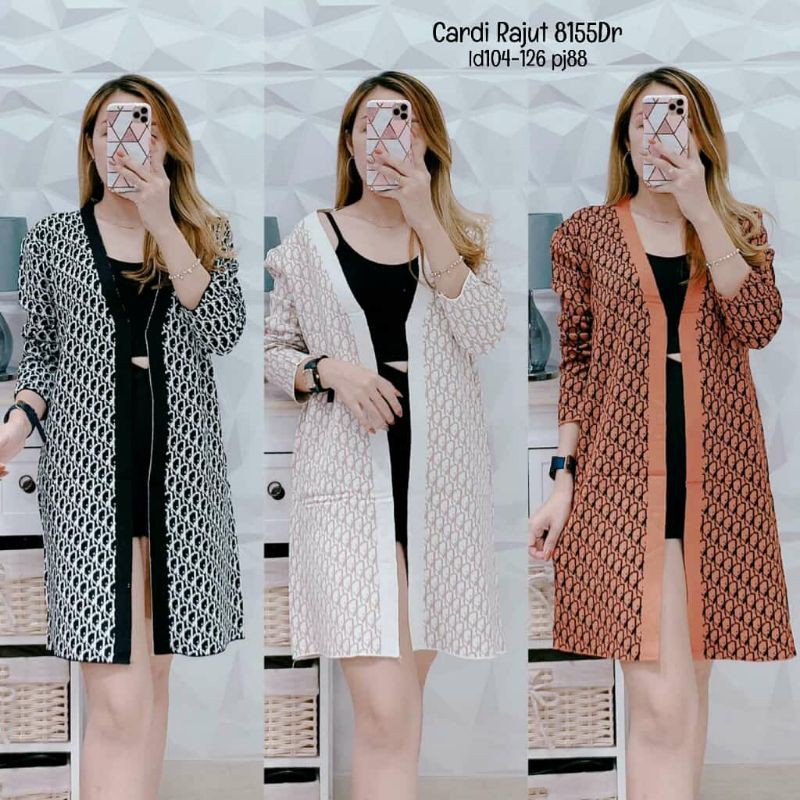 CARDIGAN RAJUT WANITA IMPORT PREMIUM DIOR 8155